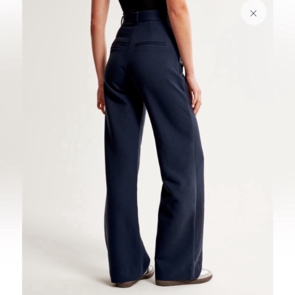Abercrombie and Fitch trousers navy blue size 26/2 - Picture 4 of 9